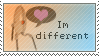 Stamp that says Im Different with a Turret from Portal